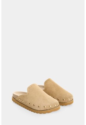 Mule En Cuero Carnaza Con Taches Para Mujer Aqua Mule En Cuero Carnaza Con Taches Para Mujer Aqua Arena 37 VÉLEZ