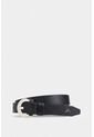 Cinturón Unifaz De Cuero Abatanado Para Mujer Con Puntera Hexagonal Cinturón Unifaz De Cuero Abatanado Para Mujer Con Puntera Hexagonal Negro S VÉLEZ de Vélez