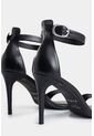 Sandalia Tacón Clavel De Cuero Para Mujer Amarre Al Tobillo Sandalia Tacón Clavel De Cuero Para Mujer Amarre Al Tobillo Negro 41 VÉLEZ de Vélez