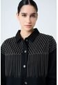 Chaqueta Alhena En Tejido Plano Para Mujer Bordado Millaré Chaqueta Alhena En Tejido Plano Para Mujer Bordado Millaré Negro XL VÉLEZ de Vélez