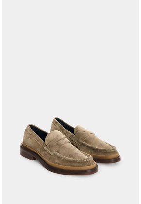 Mocasín Kiwa En Cuero Para Hombre Estilo Penny Loafer Mocasín Kiwa En Cuero Para Hombre Estilo Penny Loafer Tabaco 45 VÉLEZ