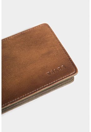 Porta Billetes Helios De Cuero Para Hombre Silueta Minimalista Porta Billetes Helios De Cuero Para Hombre Silueta Minimalista Miel VÉLEZ