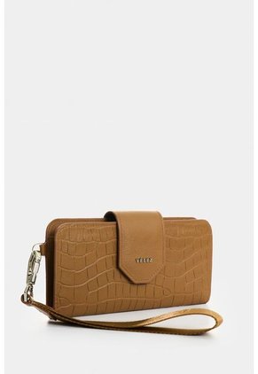 Billetera Porta Chequera De Cuero Para Mujer Extravaganza Billetera Porta Chequera De Cuero Para Mujer Extravaganza Miel VÉLEZ