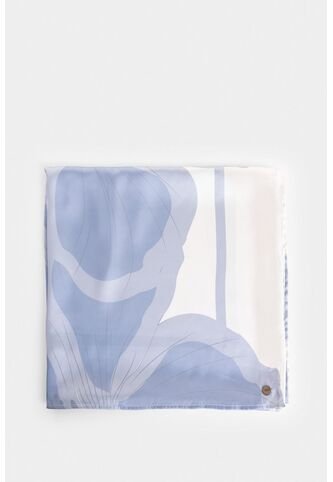 Pañuelo San Joaquín En Tejido Plano Para Mujer Floral Pañuelo San Joaquín En Tejido Plano Para Mujer Floral Azul Claro XS VÉLEZ Vélez