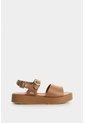 Sandalia Plataforma Maia De Cuero Para Mujer Hexágono Sandalia Plataforma Maia De Cuero Para Mujer Hexágono Miel 40 VÉLEZ de Vélez