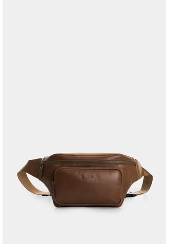 Riñonera Brunei 2 De Cuero Para Hombre Con Acabado Espazolado Riñonera Brunei 2 De Cuero Para Hombre Con Acabado Espazolado Miel VÉLEZ Vélez