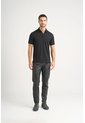 Polo Lucca Manga Corta Para Hombre Texturizada Polo Lucca Manga Corta Para Hombre Texturizada Negro S VÉLEZ de Vélez
