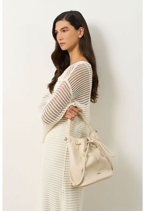 Vestido Maxi Tejido Ica Para Mujer Vestido Maxi Tejido Ica Para Mujer Crema 10 VÉLEZ