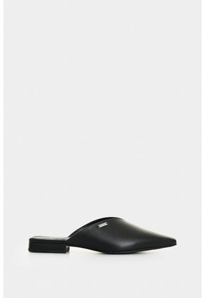 Baleta De Cuero Para Mujer Coralia Baleta De Cuero Para Mujer Coralia Negro 38 VÉLEZ