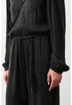 Enterizo Atacama Manga Larga Con Efecto Satinado Para Mujer Enterizo Atacama Manga Larga Con Efecto Satinado Para Mujer Negro 14 VÉLEZ
