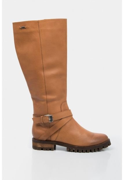 Botas Caña Alta Georgia De Cuero Para Mujer Suela Tractor - Compra Ahora |  Dafiti Colombia