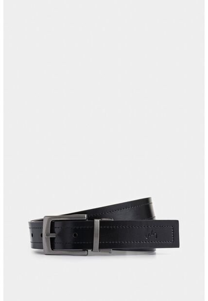 Cinturón Doble Faz Kafka De Cuero Para Hombre Hebilla Reversible Cinturón Doble Faz Kafka De Cuero Para Hombre Hebilla Reversible Combinado 30 VÉLEZ