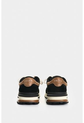 Tenis Phyton De Cuero Y Lona Para Mujer Corte Deportivo Tenis Phyton De Cuero Y Lona Para Mujer Corte Deportivo Negro 40 VÉLEZ