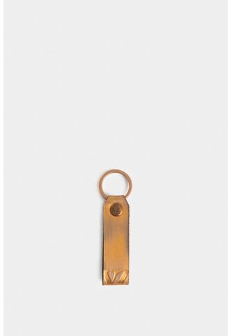 Llavero Glacial De Cuero Acabado Foil Unisex Llavero Glacial De Cuero Acabado Foil Unisex Bronce VÉLEZ Vélez
