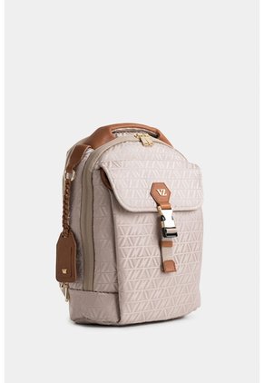 Morral Bloom 2 Jacquard Monograma VZ Para Mujer Porta Trolley Morral Bloom 2 Jacquard Monograma VZ Para Mujer Porta Trolley Beige VÉLEZ