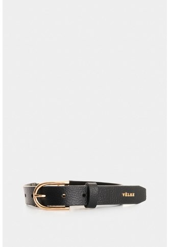 Cinturón Unifaz En Cuero Y Cadena Para Mujer Cinturón Unifaz En Cuero Y Cadena Para Mujer Negro L VÉLEZ Vélez
