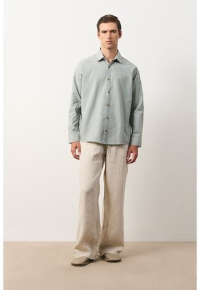 Camisa Para Hombre Ruibarbo Camisa Para Hombre Ruibarbo Verde Oliva XL VÉLEZ