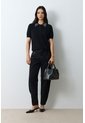Polo Tejida Manga Corta Para Mujer Almaris Polo Tejida Manga Corta Para Mujer Almaris Negro XL VÉLEZ de Vélez