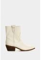 Botines Texanos Aine De Cuero Folia Para Mujer Efecto Rústico Botines Texanos Aine De Cuero Folia Para Mujer Efecto Rústico Blanco 39 VÉLEZ de Vélez