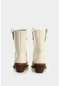 Botines Texanos Aine De Cuero Folia Para Mujer Efecto Rústico Botines Texanos Aine De Cuero Folia Para Mujer Efecto Rústico Blanco 39 VÉLEZ de Vélez