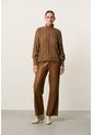 Sweater Oversized Tejido En Algodón Para Mujer Cuma Sweater Oversized Tejido En Algodón Para Mujer Cuma Tabaco S VÉLEZ de Vélez