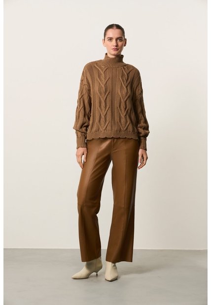 Sweater Oversized Tejido En Algodón Para Mujer Cuma Sweater Oversized Tejido En Algodón Para Mujer Cuma Tabaco S VÉLEZ