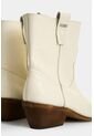Botines Texanos Aine De Cuero Folia Para Mujer Efecto Rústico Botines Texanos Aine De Cuero Folia Para Mujer Efecto Rústico Blanco 39 VÉLEZ de Vélez