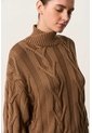 Sweater Oversized Tejido En Algodón Para Mujer Cuma Sweater Oversized Tejido En Algodón Para Mujer Cuma Tabaco S VÉLEZ de Vélez