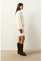 Chaqueta Senda Trucker Para Mujer Oversized Chaqueta Senda Trucker Para Mujer Oversized Crema XL VÉLEZ de Vélez
