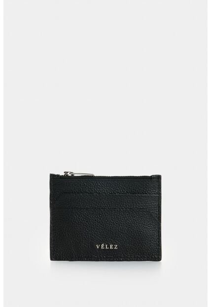 Portadocumento De Cuero Para Mujer Dalia Portadocumento De Cuero Para Mujer Dalia Negro VÉLEZ