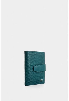 Billetera De Cuero Grabado Para Mujer Aria Billetera De Cuero Grabado Para Mujer Aria Agua Marina VÉLEZ