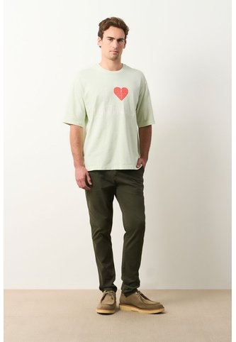 Camiseta Cropped En Algodón Para Hombre I Love Latinas Camiseta Cropped En Algodón Para Hombre I Love Latinas Verde M VÉLEZ Vélez