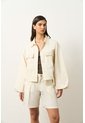 Chaqueta Senda Trucker Para Mujer Oversized Chaqueta Senda Trucker Para Mujer Oversized Crema XL VÉLEZ de Vélez