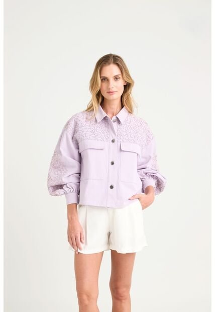 Chaqueta Aguamarina De Tela Para Mujer Bordados En Gamuza Chaqueta Aguamarina De Tela Para Mujer Bordados En Gamuza Lila M Vélez