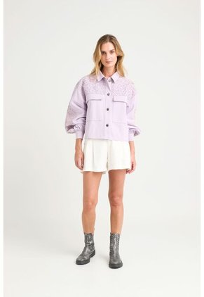 Chaqueta Aguamarina De Tela Para Mujer Bordados En Gamuza Chaqueta Aguamarina De Tela Para Mujer Bordados En Gamuza Lila M Vélez