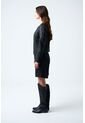 Chaqueta De Cuero Tejido Para Mujer Woven Chaqueta De Cuero Tejido Para Mujer Woven Negro S VÉLEZ de Vélez