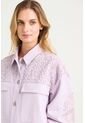 Chaqueta Aguamarina De Tela Para Mujer Bordados En Gamuza Chaqueta Aguamarina De Tela Para Mujer Bordados En Gamuza Lila M Vélez de Vélez