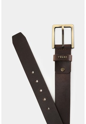 Cinturón Unifaz En Cuero Envejecido Para Hombre Tairu Cinturón Unifaz En Cuero Envejecido Para Hombre Tairu Cafe 38 VÉLEZ