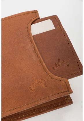 Billetera Arce De Cuero Para Hombre Tarjetero Extraible Billetera Arce De Cuero Para Hombre Tarjetero Extraible Miel VÉLEZ