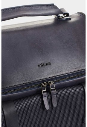 Morral De Cuero Para Hombre New Archaeology Morral De Cuero Para Hombre New Archaeology Azul Oscuro VÉLEZ