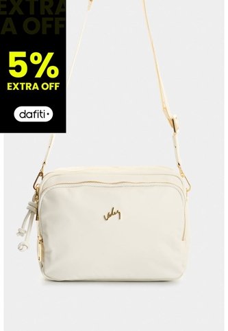 Manos Libres En Lona Y Cuero Para Mujer Square Manos Libres En Lona Y Cuero Para Mujer Square Blanco VÉLEZ Vélez