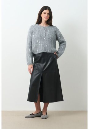 Cardigan Tejido Para Mujer Aurelia Cardigan Tejido Para Mujer Aurelia Gris M VÉLEZ