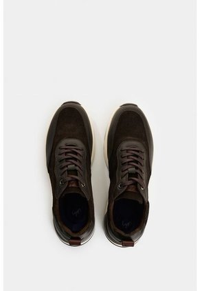 Tenis De Cuero Para Hombre Romeo 2 Tenis De Cuero Para Hombre Romeo 2 Cafe 38 VÉLEZ