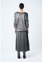 Falda Plisada Alma Para Mujer Tejido De Punto Falda Plisada Alma Para Mujer Tejido De Punto Gris 12 VÉLEZ de Vélez