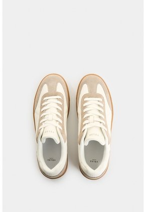 Tenis Low Top De Cuero Para Hombre Force 2 Tenis Low Top De Cuero Para Hombre Force 2 Blanco 43 VÉLEZ