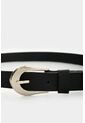 Cinturón Unifaz De Cuero Folia Para Mujer Dunas Cinturón Unifaz De Cuero Folia Para Mujer Dunas Negro L VÉLEZ de Vélez