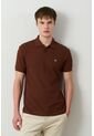 Polo Manga Corta Essential Para Hombre Textura Polo Manga Corta Essential Para Hombre Textura Cafe S VÉLEZ de Vélez