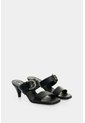 Sandalia Tacón En Cuero Para Mujer Ikal Sandalia Tacón En Cuero Para Mujer Ikal Negro 37 VÉLEZ de Vélez