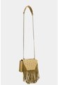 Bandolera Mini Lili De Cuero Con Flecos Y Taches Para Mujer Bandolera Mini Lili De Cuero Con Flecos Y Taches Para Mujer Verde Oliva VÉLEZ de Vélez