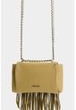 Bandolera Mini Lili De Cuero Con Flecos Y Taches Para Mujer Bandolera Mini Lili De Cuero Con Flecos Y Taches Para Mujer Verde Oliva VÉLEZ de Vélez